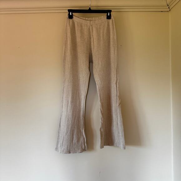 Indigo Luna Helga Pants Almond Medium 100% Organic Cotton Yoga Pants - Picture 3 of 16